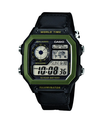 ساعت مچی مردانه کاسیو اورجینال مدل CASIO-AE-1200WHB-1B