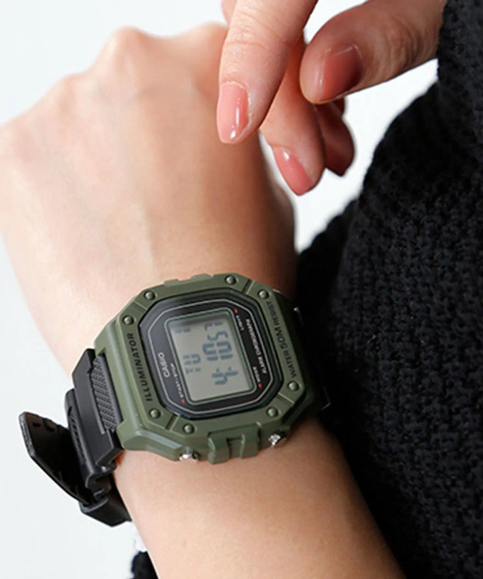 ساعت مچی کاسیو اورجینال مدل CASIO-W-218H-3A