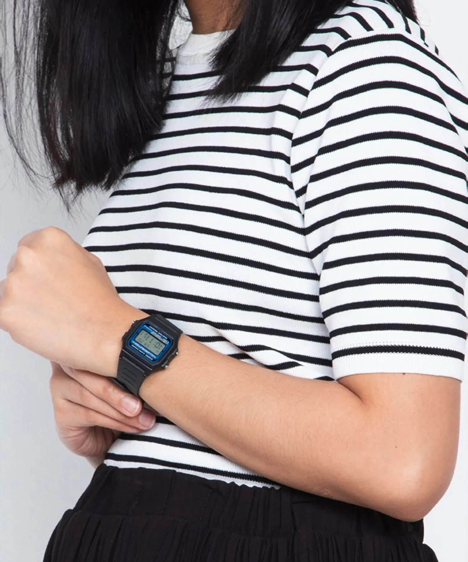 ساعت مچی کاسیو اورجینال ,مدل CASIO-F-105W-1ADF