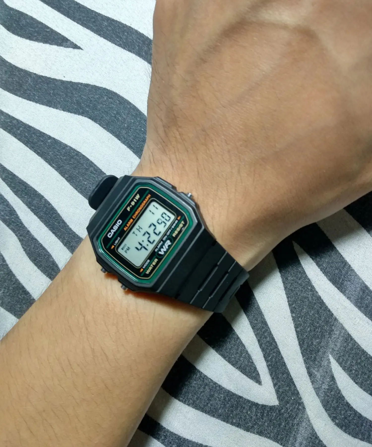 ساعت مچی کاسیو اورجینال ,مدل CASIO-F-91W-3D