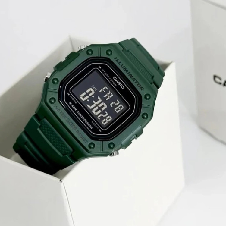 ساعت مچی کاسیو اورجینال مدل CASIO-W-218H-3B