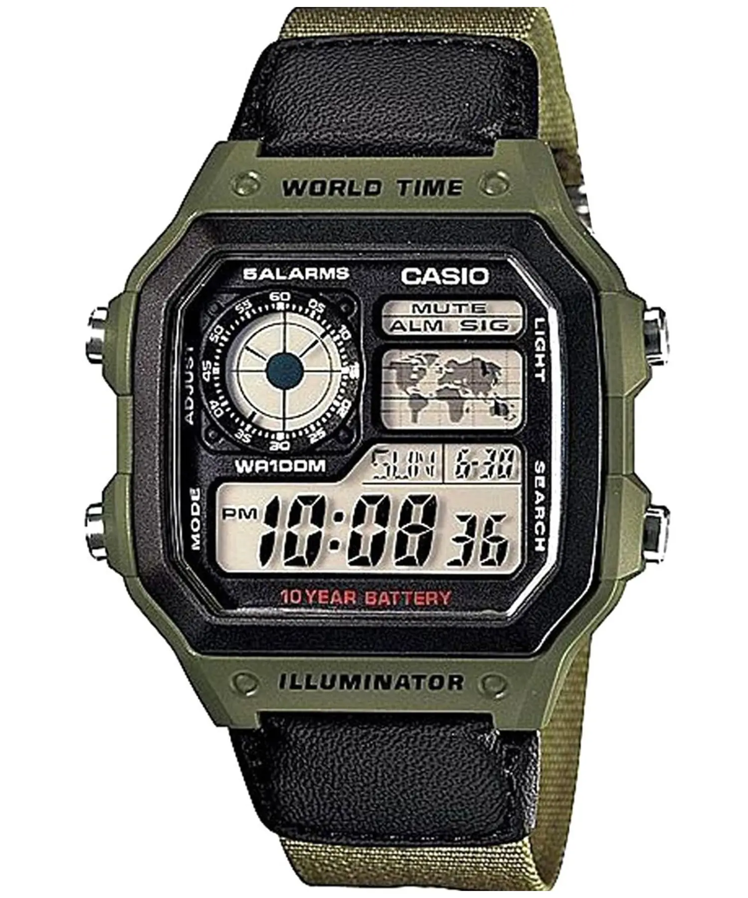 ساعت مچی مردانه کاسیو اورجینال مدل CASIO-AE-1200WHB-3B