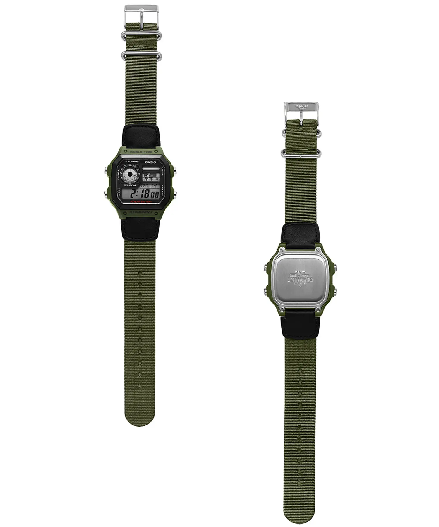 ساعت مچی مردانه کاسیو اورجینال مدل CASIO-AE-1200WHB-3B