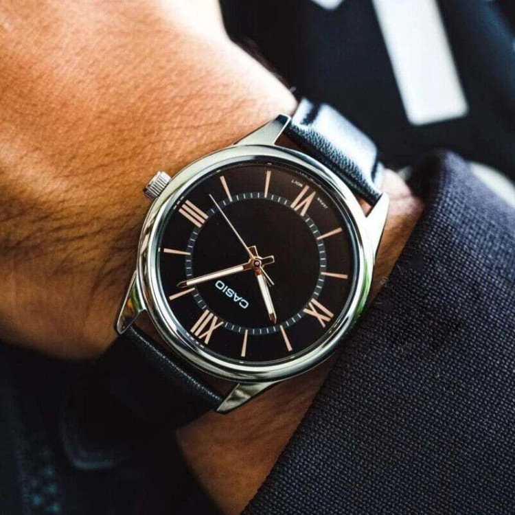 ساعت مچی کاسیو اورجینال مدل CASIO-MTP-V005L-1B5UDF با گارانتی 12ماهه پوزیترون