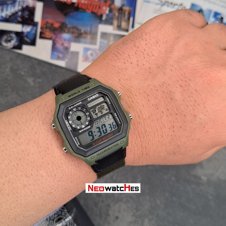 ساعت کاسیو اورجینال مدل AE-1200WHB-3B